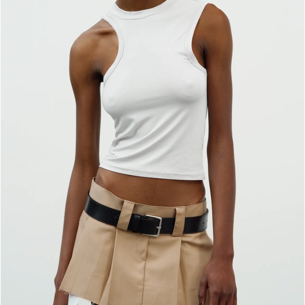 The Source Unknown Asymmetrical Car Tank Top, Bone - image 1